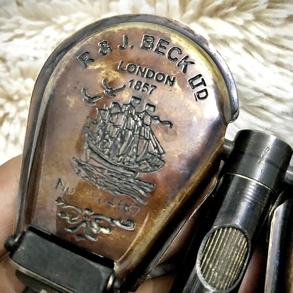 Nautical Vintage Antique Brass Binocular Spyglass telescope - Picture 3 of 6